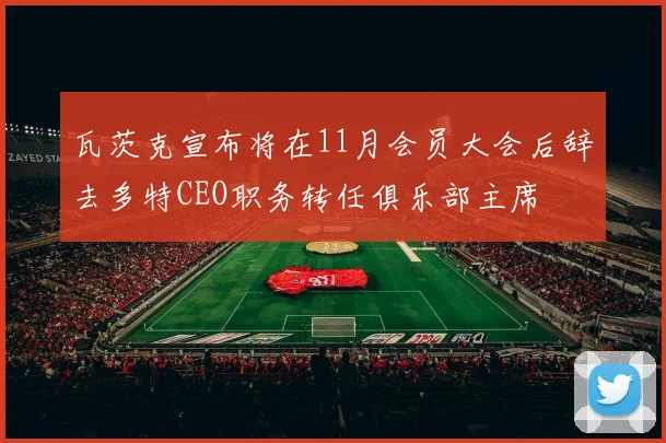 瓦茨克宣布将在11月会员大会后辞去多特CEO职务转任俱乐部主席